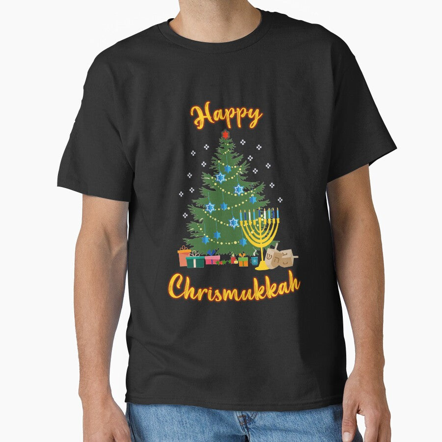 Happy Chrismukkah - Christmas of Jewish  - Funny Hanukkah by Mouarter