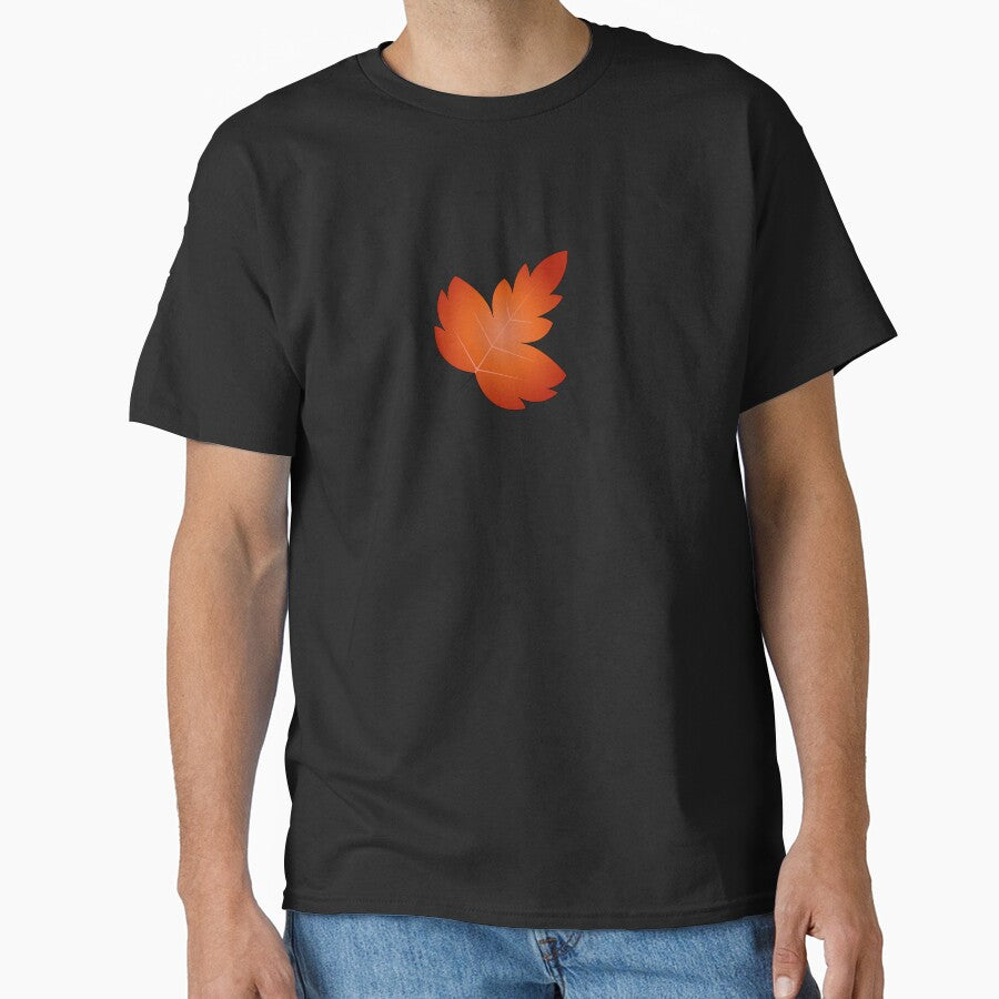 Orange Autumn falling leaves by Cheni-Yathri