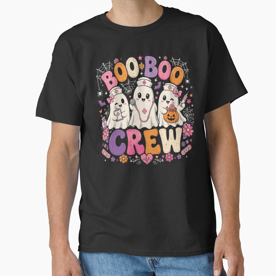 Boo Boo Crew Ghost Nurse Halloween | Cute Spooky Medical Crew by Artbyrome