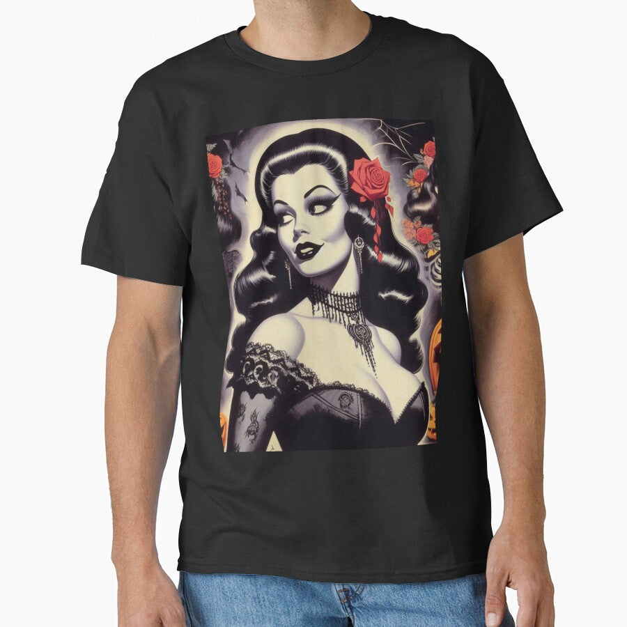 Vintage Halloween Woman by PulpVintage