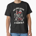 Ski You Later Santa Funny Skeleton Skiing Christmas by BaliChili