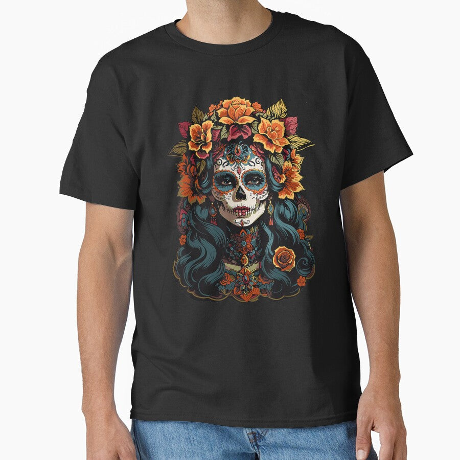 Dia De Los Muertos Sugar Skull La Catrina by BASKF