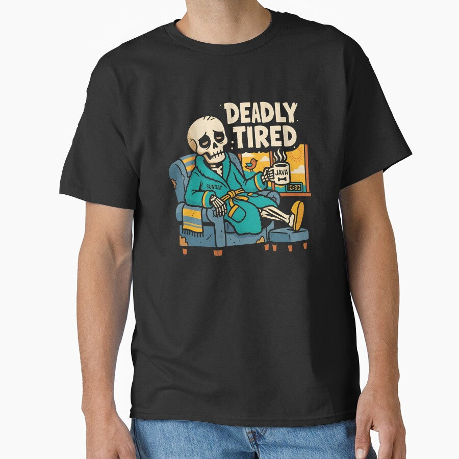 Deadly Tired Skeleton by Zazz Lee