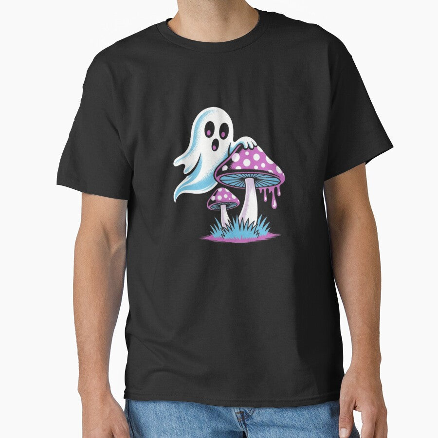 Ghost Shroom – Cute Spooky Mushroom Spirit by vvcreativedesigns
