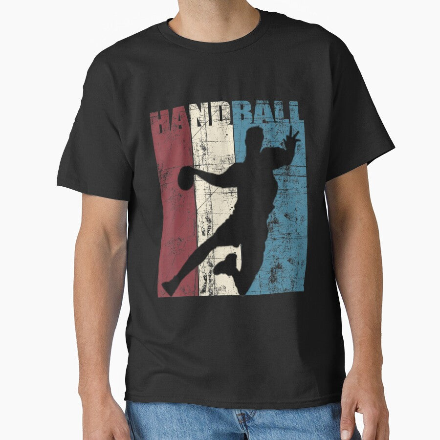 Handball Vintage Handball Player Distressed by TheeParlour