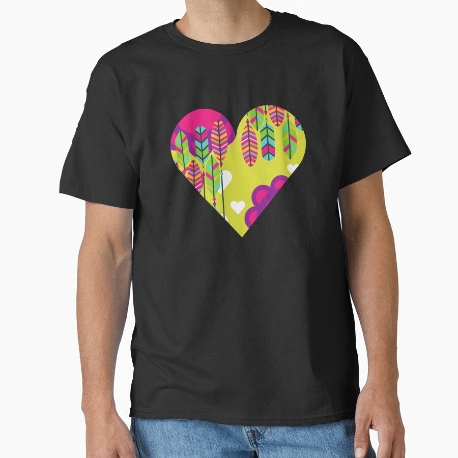 Colorful Hippie Loveheart by Johan Liebert