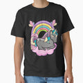 Kawaii Pastel Goth Rainbow Unicorn by ZavageDesigns