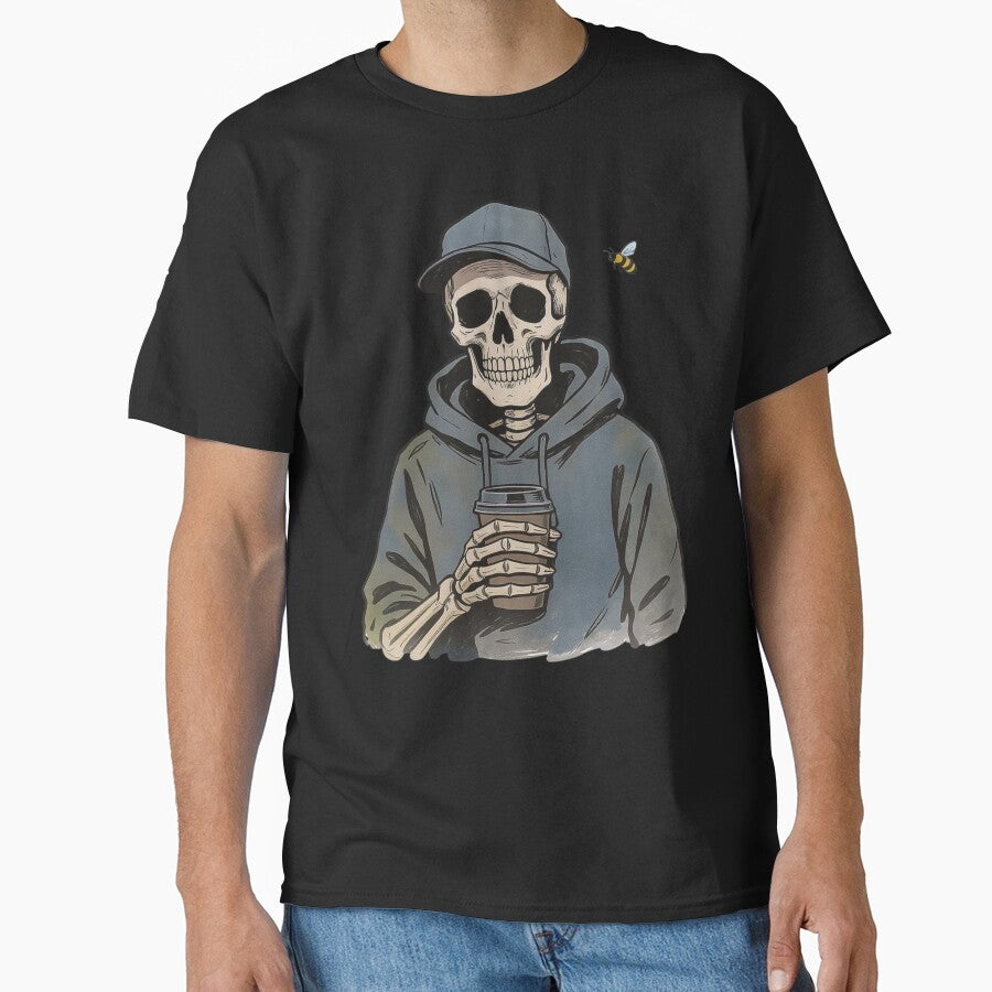 Urban Skeleton with Coffee | Funny Daily Routine Skeleton Cartoon by ColorSplash123