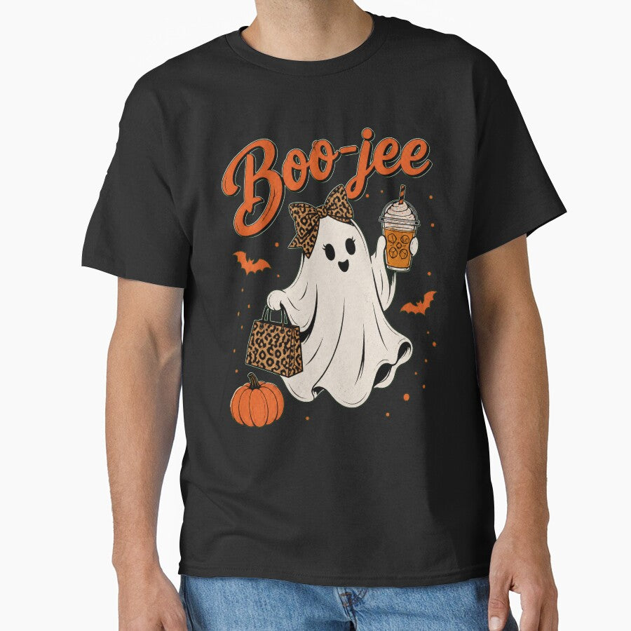 Boo-jee Leopard Ghost with Iced Coffee by KireVeronica