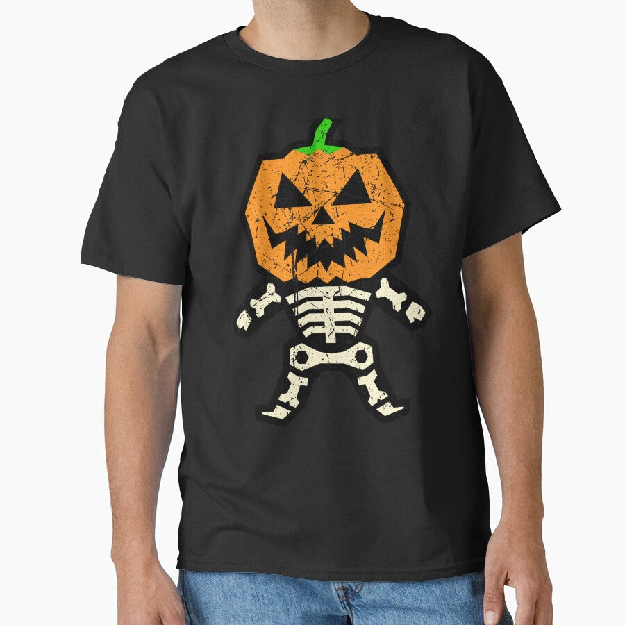 Vintage Halloween Pumpkin Head Skull 4 by the Zarock Shop