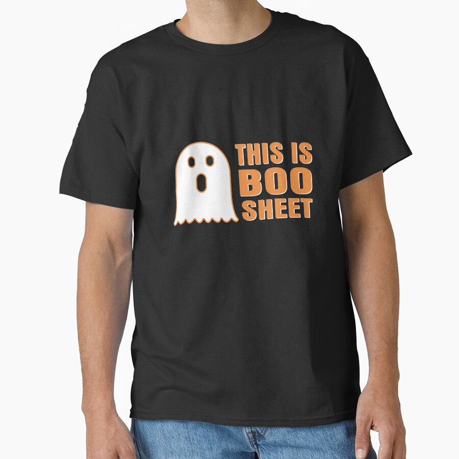 Funny Halloween Ghost This Is Boo Sheet by binly123