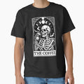 The Coffee Skeleton Tarot Card Funny Spooky Coffee Lover by haitrieuic96