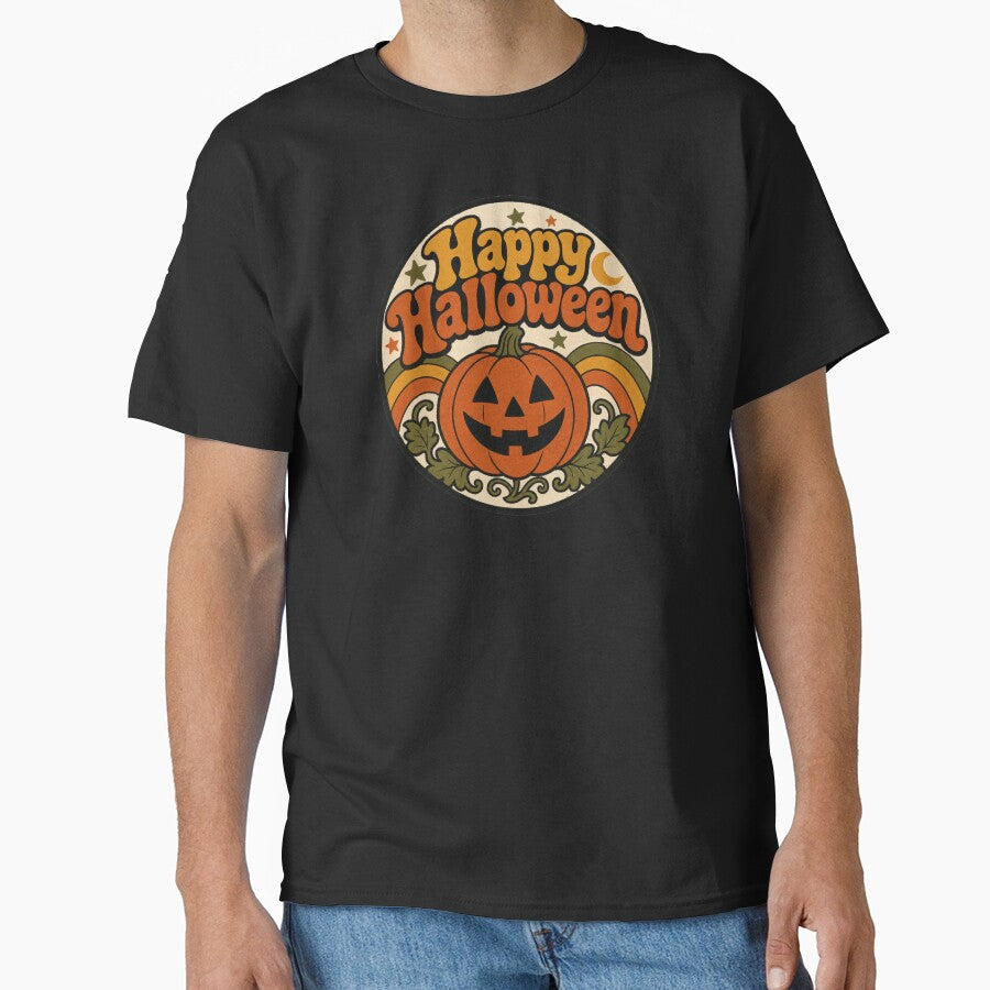 Happy Halloween - Pumpkin - Retro Autumn Spooky by JessArty ⭐⭐⭐⭐⭐