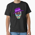 Dia De Los Muertos Sugar Skull Purple Hat by mrtraz