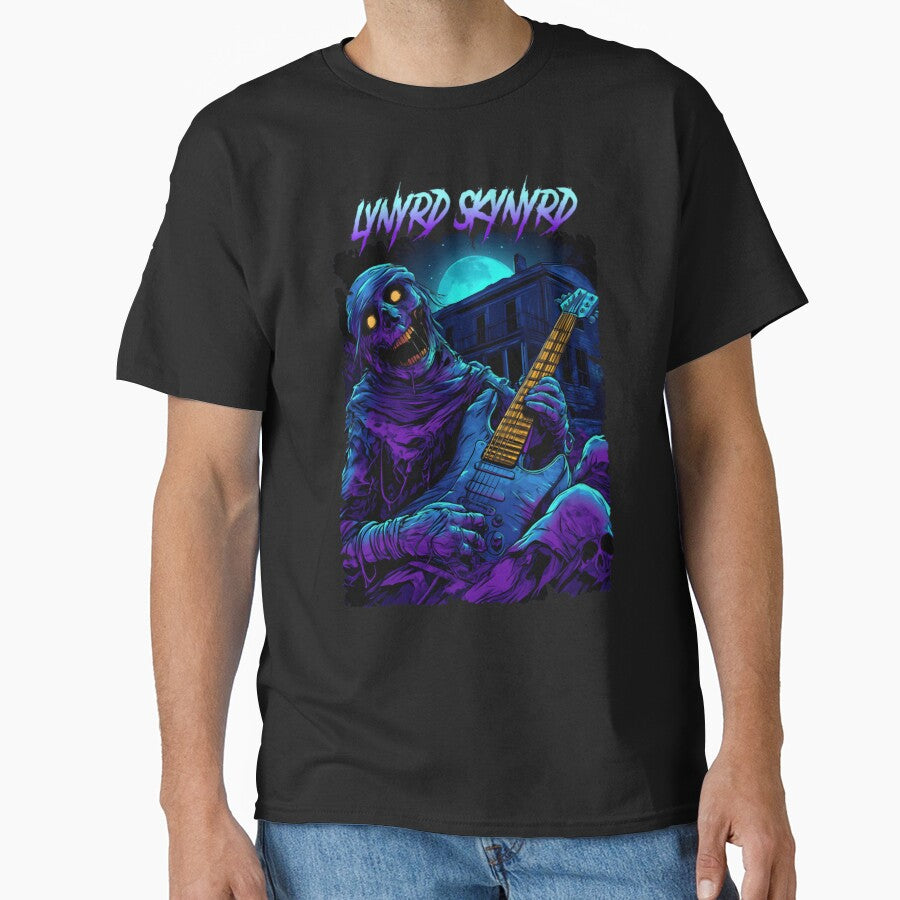 Lynyrd Skynyrd Mummy Guitarist Haunted House by FastCustomTees ll