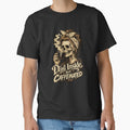 Dead Inside But Caffeinated Skeleton Coffee Vintage Halloween Shirt by HectorStore11