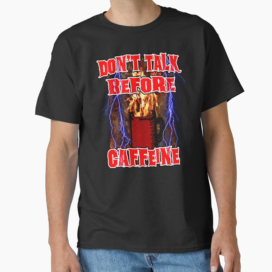 Don’t Talk Before Caffeine – Funny Morning Coffee Design by AreKreative