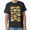 Vintage Autumn Pumpkin Hibiscus Botanical Art by IamNolmo