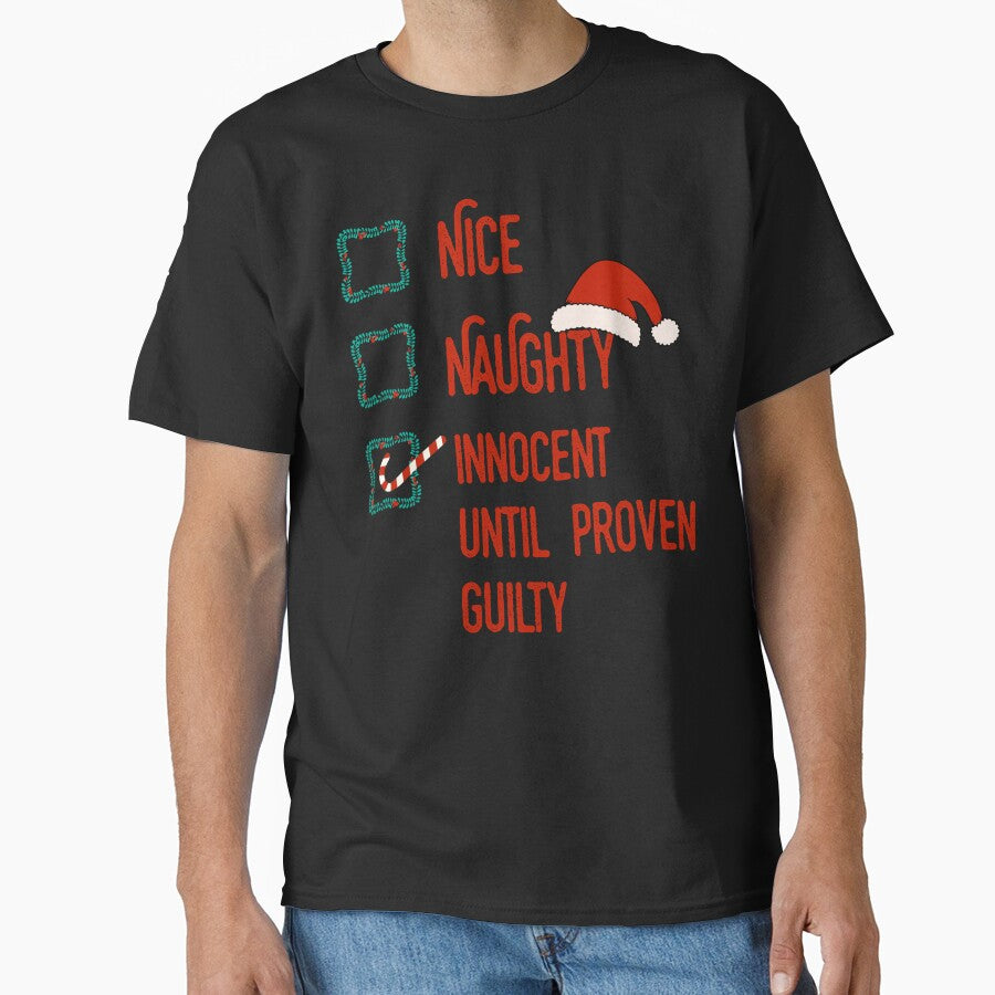 Nice Naughty Innocent Until Proven Guilty Christmas List by artworkbyrihen