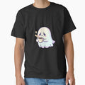 Chibi Ghost with Coffee – Cute Funny Kawaii Halloween Design by ColorSplash123