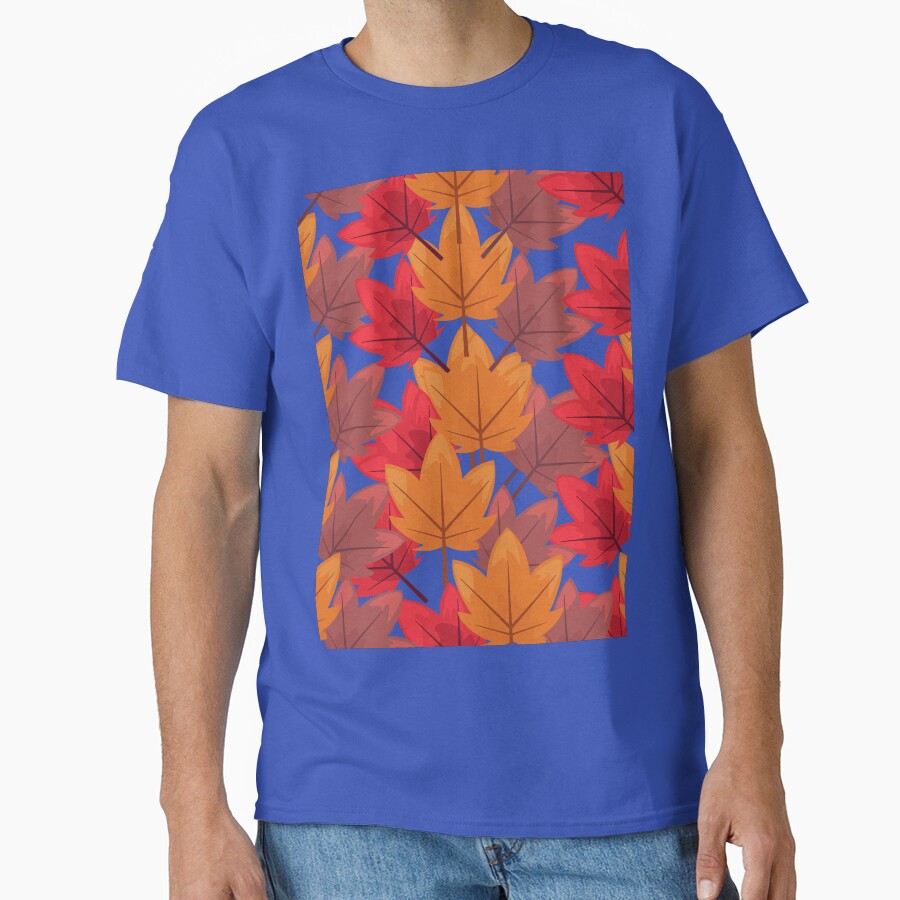 gold Autumn leaves pattern by esm75