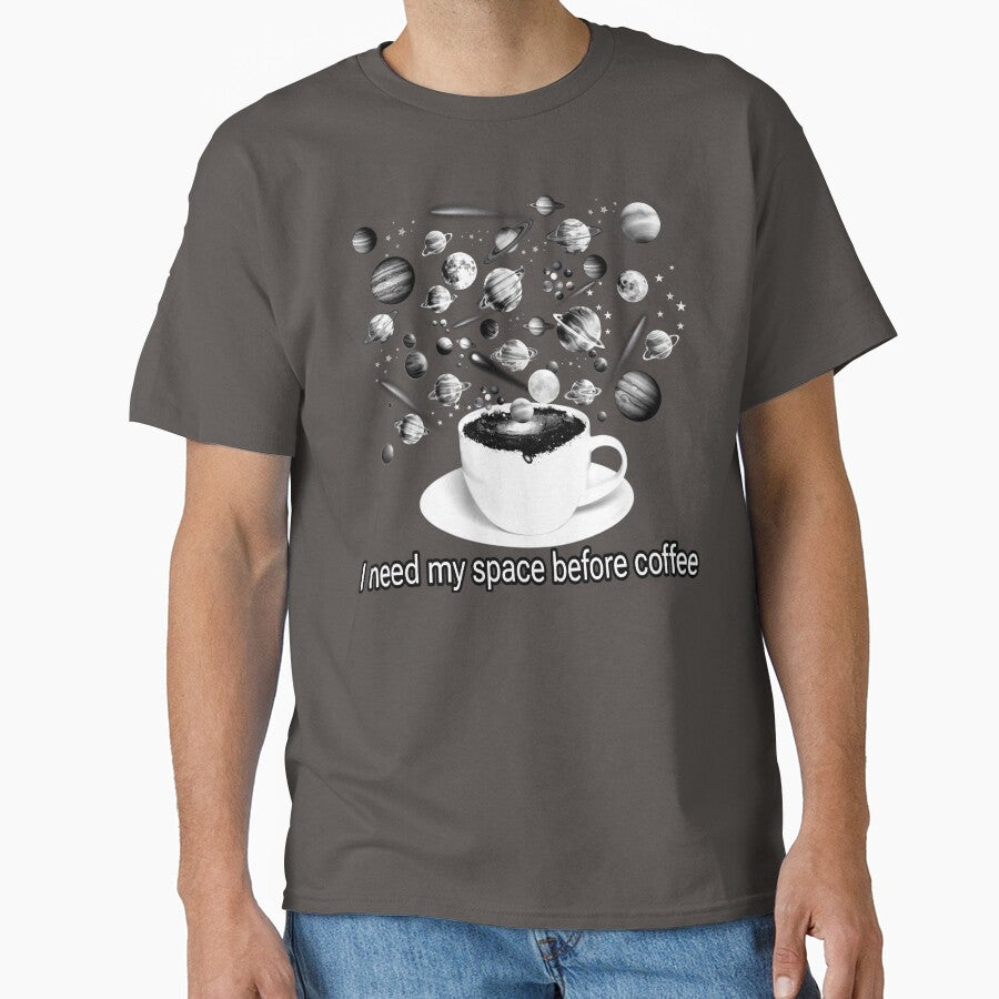 Space Coffee B&W by UniqueBoutique4