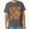 Woven Texture Autumnal Arrow Patchwork Quilt by YesterdayColl