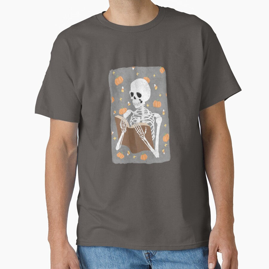 Bookish Reading Skelly by Ceren Iz