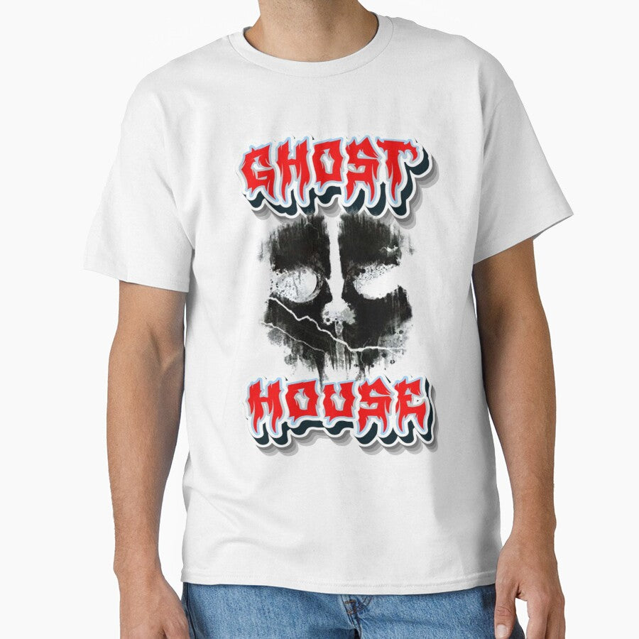 Ghost house print by M.L SHOP