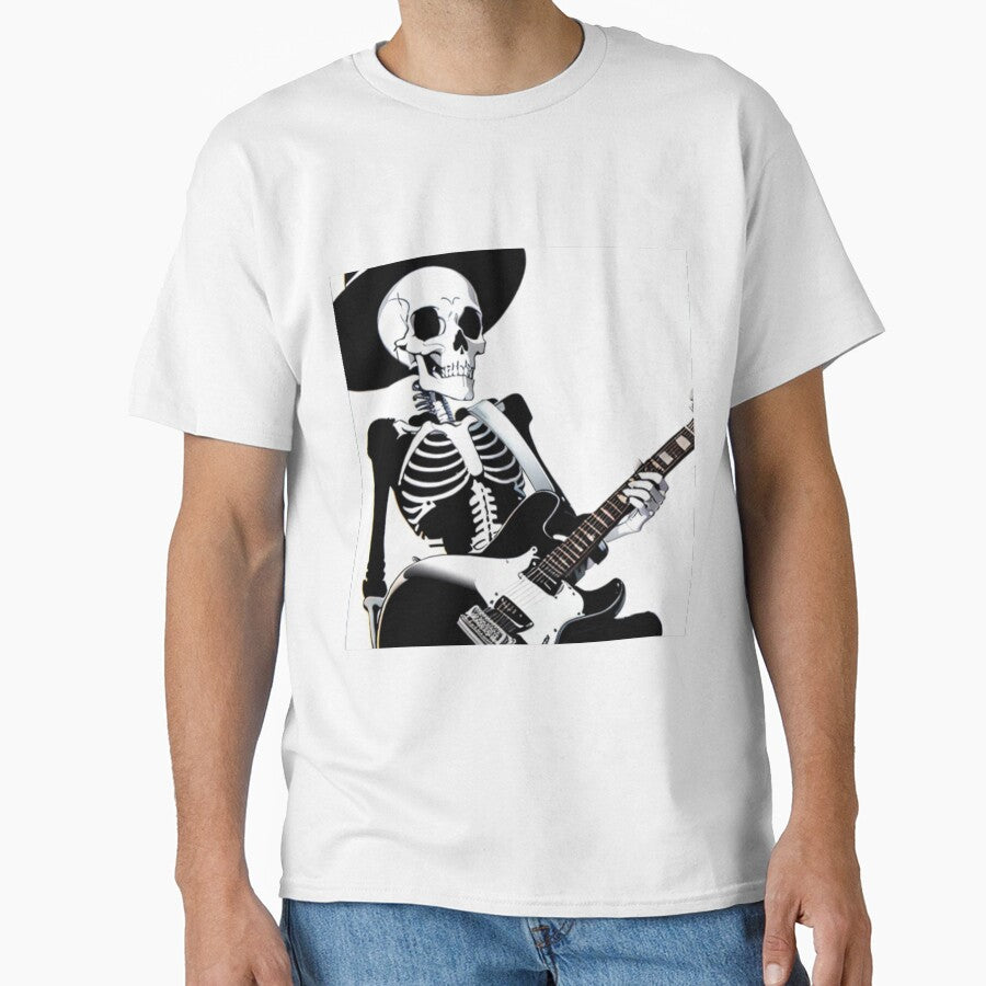 Skeleton playing guitar by ShinjanPatra