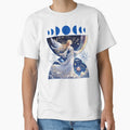 Celestial, Angel Anime Moon Phases Design by Estelle Printworks