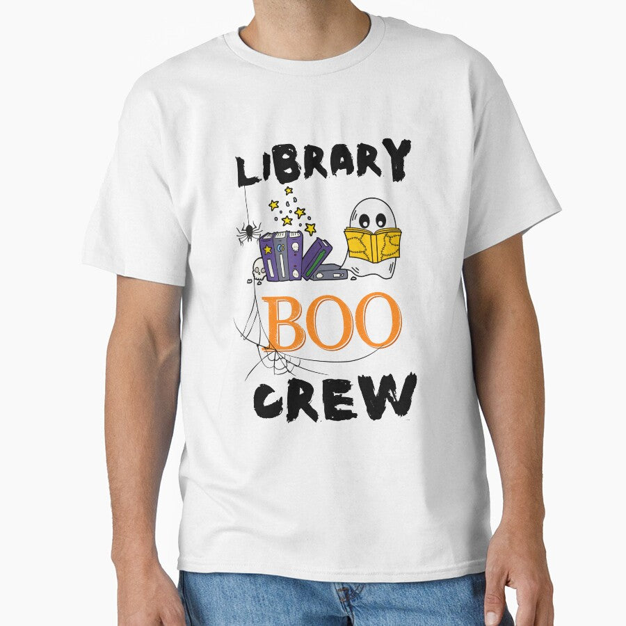 library boo crew halloween by Inspirely