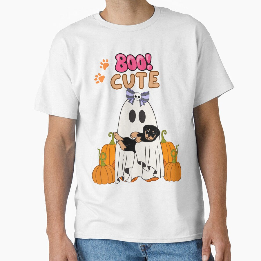 Boo Cute Girl Ghost and her puppy by DeadWicked