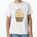 Orange cream with coffee sprinkle Halloween cupcake with evil eyes by Preeyanc