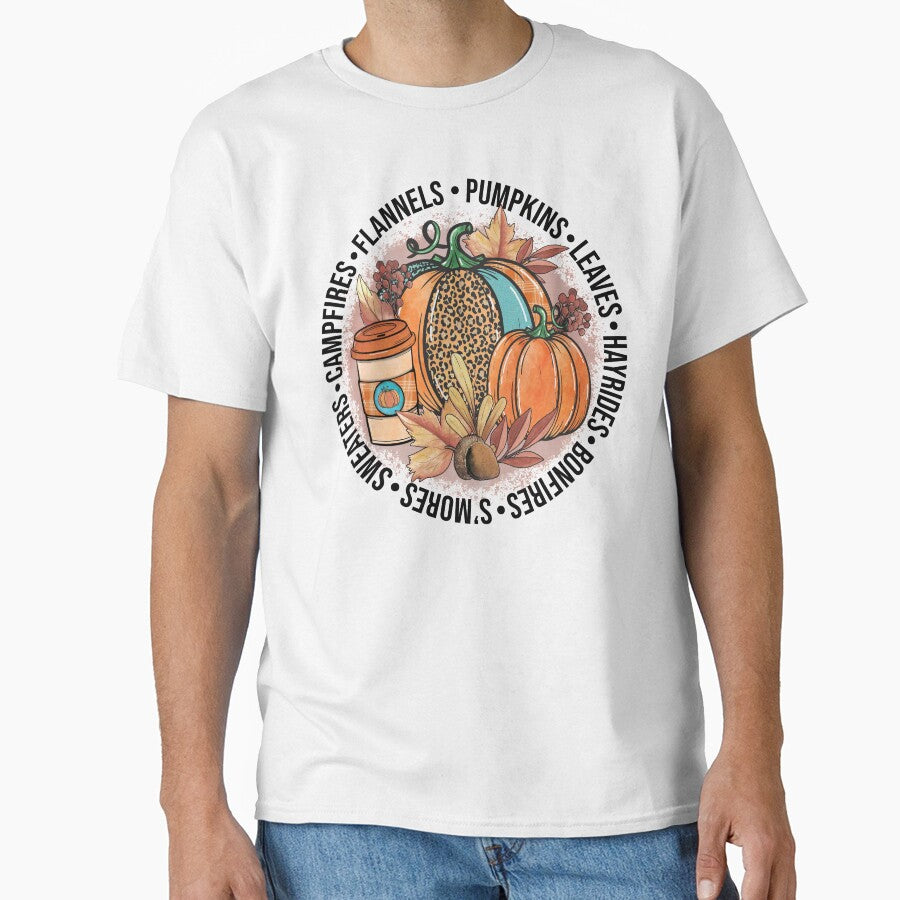 Campfires, flannels, pumpkins, leaves, hayrides by VytisPrints