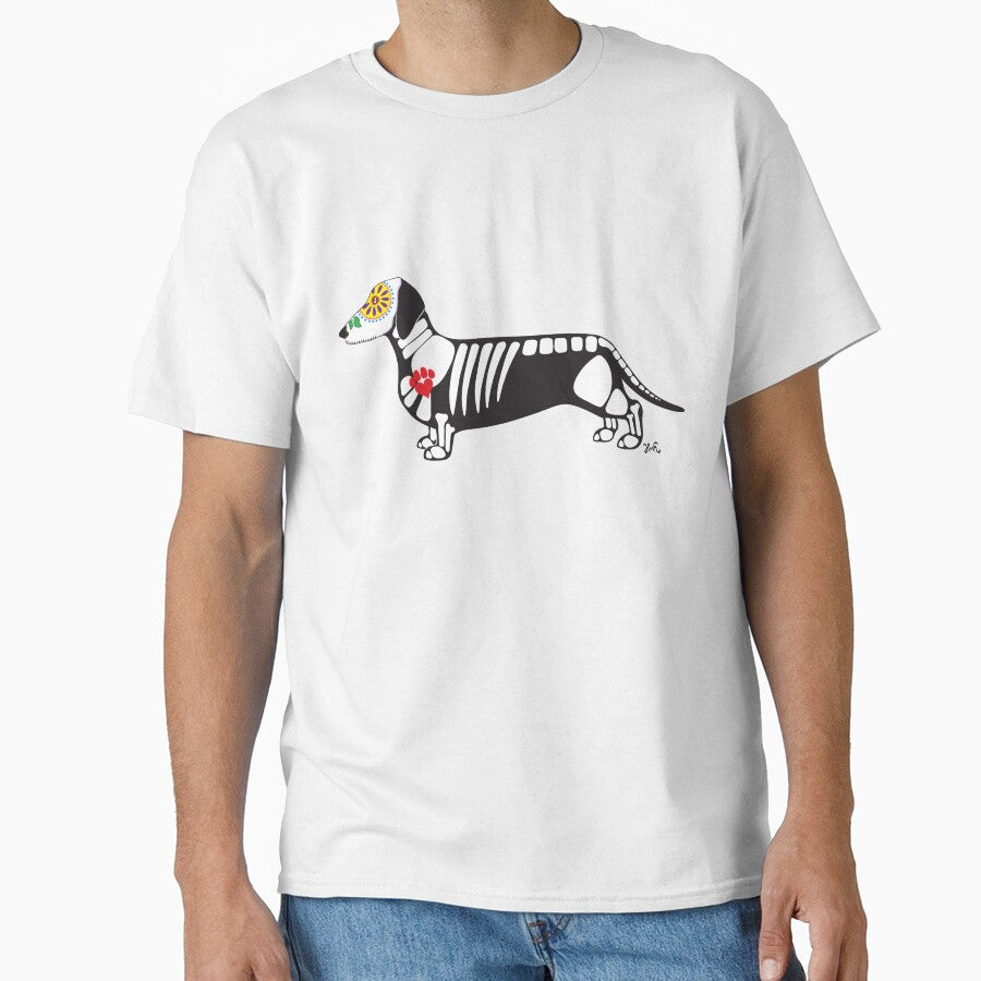 Sugar Skull Dachshund by Hannahh3y