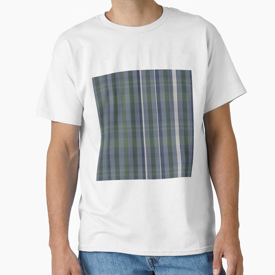 Winter Aesthetic Catriona 2 Hand Drawn Textured Plaid Pattern by GenAumonier
