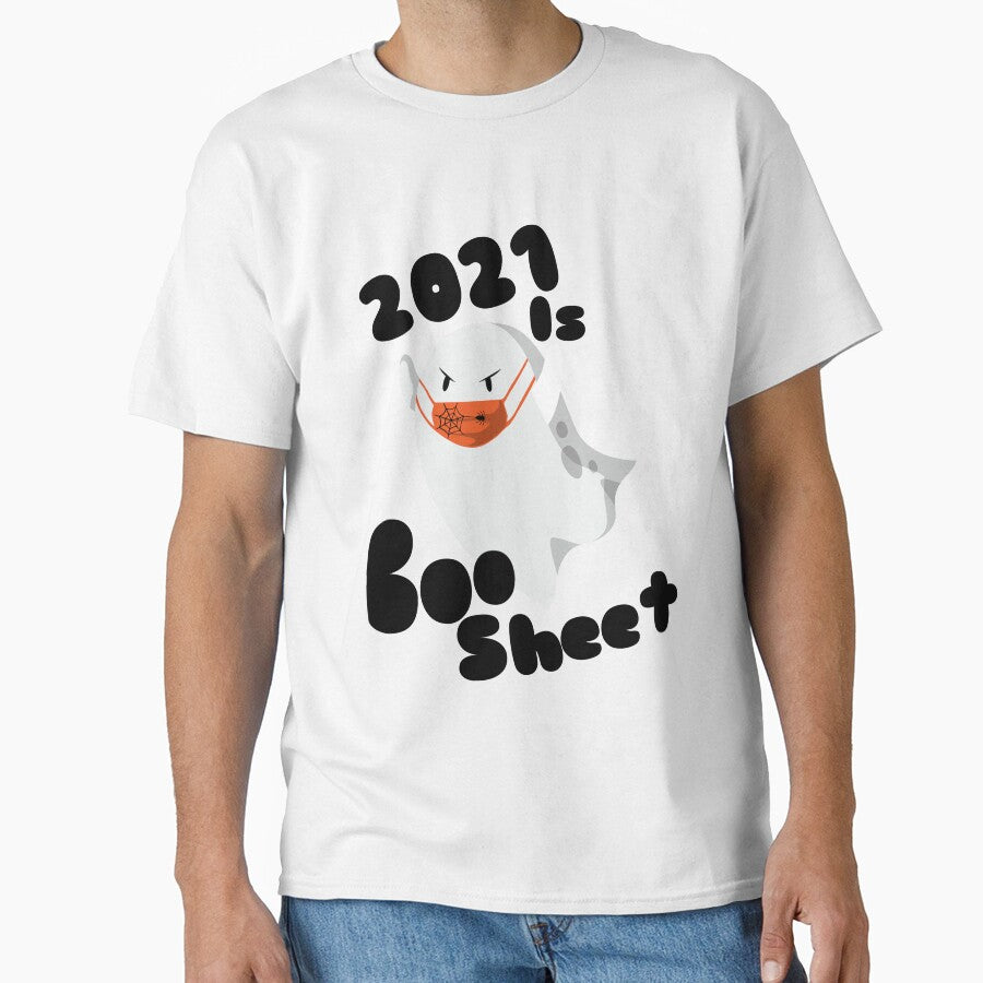 2021 is boo sheet halloween by Easy-Logo