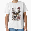 Death's Head Moth - Night Bloom Botanical Art by Shadow Sprite Art