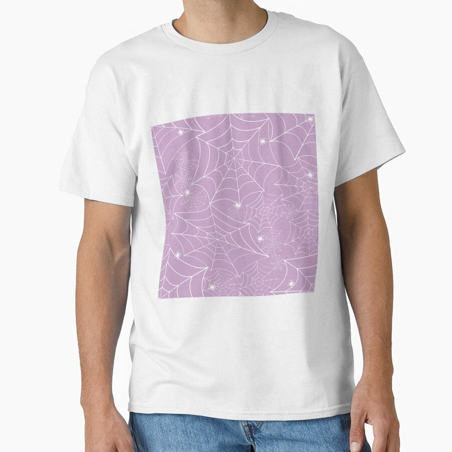 halloween spider web pastel purple by Gossip Rag