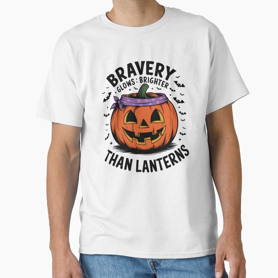Bravery Glows Brighter Than Lanterns – Pediatric Oncology Nurse Halloween by CuteDesignables