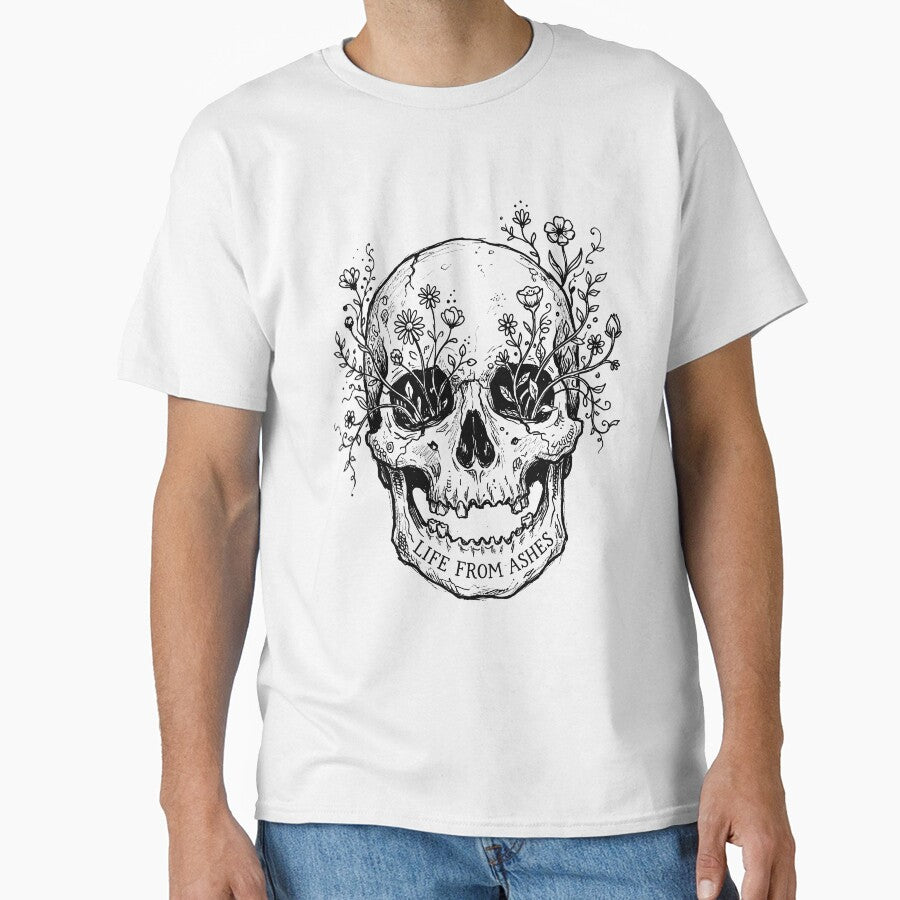 Botanical Skull Sprout - Whimsigoth Aesthetic by bapupa