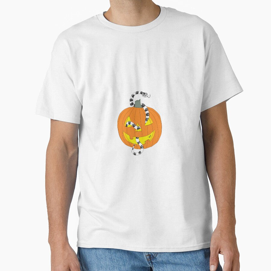 Jack o' lantern snake by manylildesigns