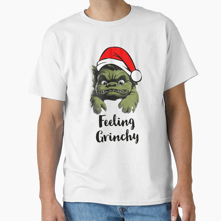 Cute Green Troll Christmas Xmas 'Feeling grinchy' by SADStyleDesigns