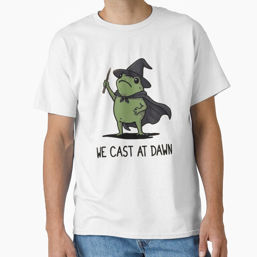 We Cast At Dawn Halloween - Funny Frog by Gbriel3