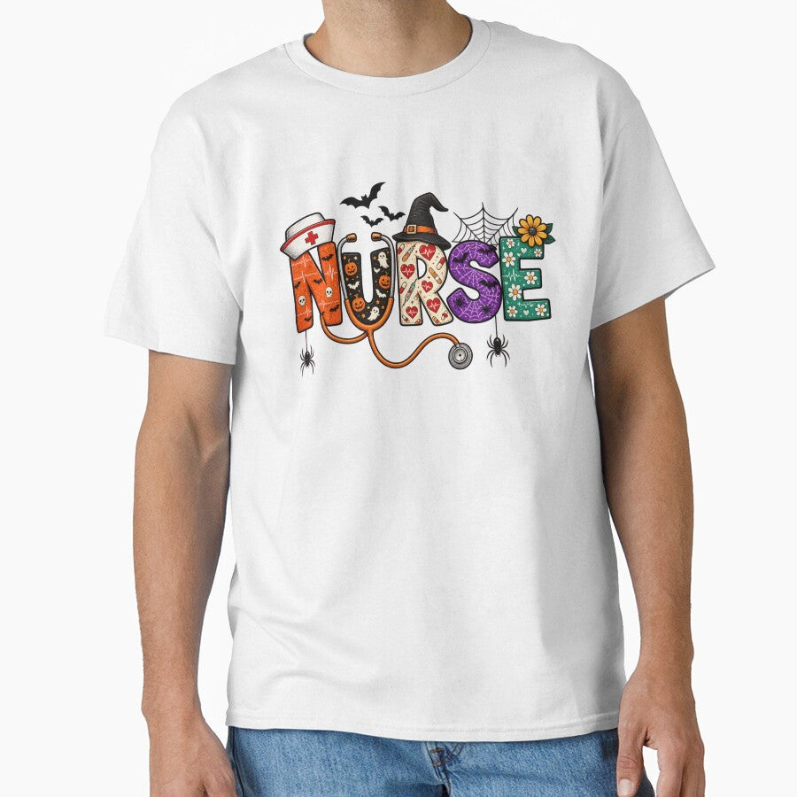 Halloween Nurse Life Funny Nursing Stethoscope Spooky Nurse by first-shirt ⭐ ⭐ ⭐ ⭐ ⭐