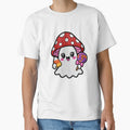 Cute Candy Ghost Kawaii Embroidery Patch Design Mushroom Boo by ColorSplash123