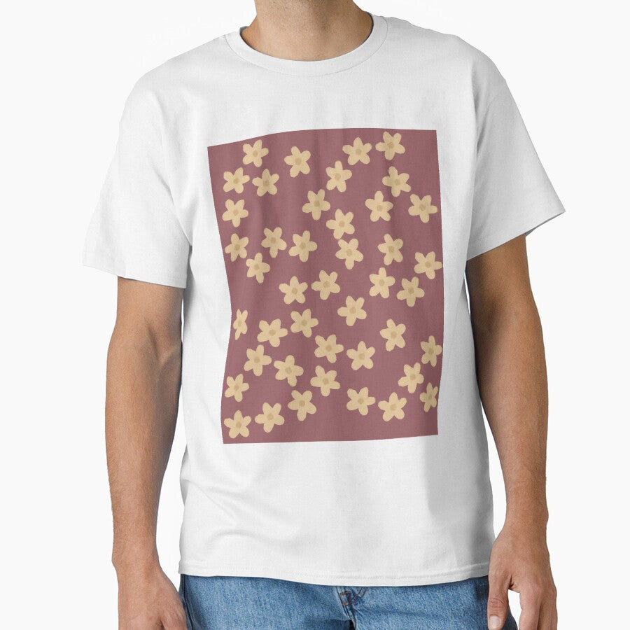 Fall Floral Daisy Print in Purple by WildeandCo