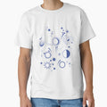 Celestial Boho Celestial Moon and Stars Astronomy Planets Magical Stars Sky by InnaMGraphic