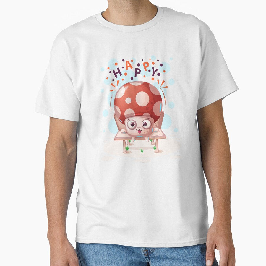 Happy Cute Cartoon Mushroom - Mushroom Meme by ildafdhome